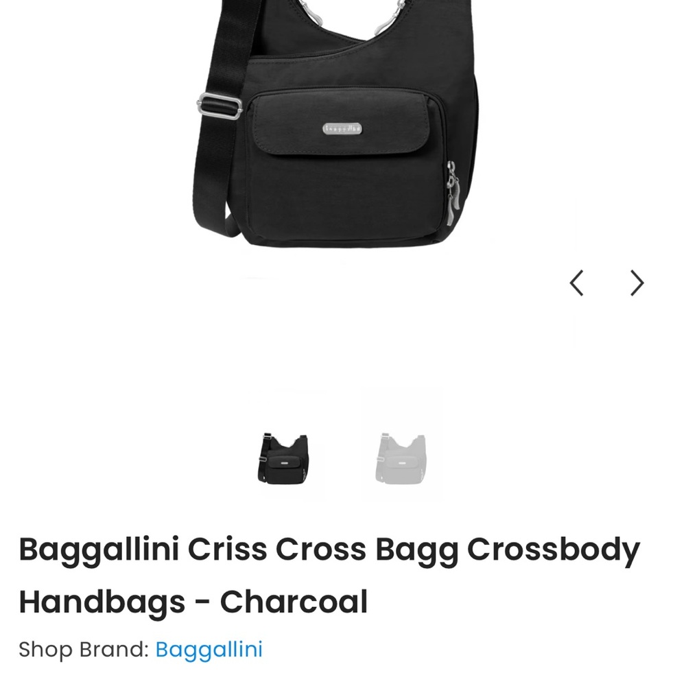 Baggallini black crossbody Bag
